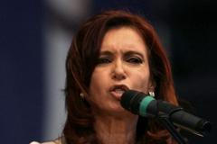 Cristina Kirchner na volebním mítinku