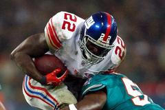 Miami Dolphins - New York Giants: Spragnan a Droughns