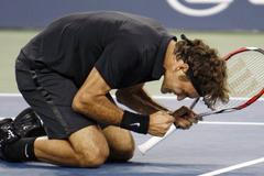 Roger Federer vítězí na US Open