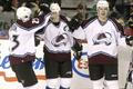 Milan Hejduk, Joe Sakic a Paul Stastny v dresu Colorada