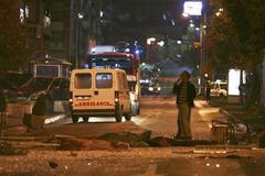 Výbuch v Prištině