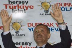 Erdogan triumfující