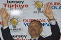 Erdogan triumfující