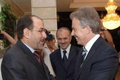 Británie Irák Blair Malikí