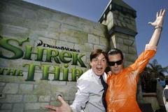 Shrek: Mike Myers a Antonio Banderas na premiéře Shreka Třetího