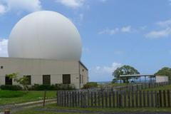 Radar na Marshallových ostrovech, který by měl stát v Brdech