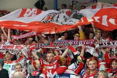 Hokej Sparta -Pardubice fanoušci