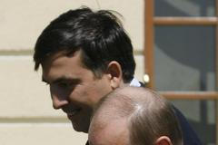 Saakašvili s Putinem