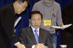 Jižní Korea volby prezident Lee Mjung-bak