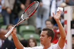 Tenista Philipp Kohlschreiber v Hamburku