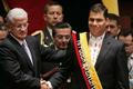 Rafael Correa skládá v Ekvádoru prezidentský slib