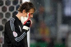 Jens Lehman a jeho gesto, o kterém německý gólman nic neví.