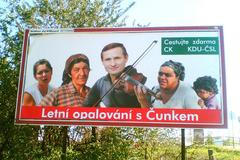 Billboard: Letní opalování s Čunkem