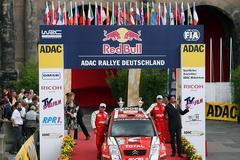 Martin Prokop a Jan Tománek v cíli Německé rallye