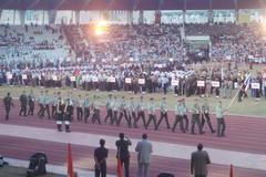 Armádní sportovci nastupují