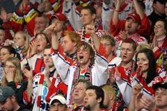 Hokej Sparta -Pardubice fanoušci