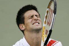 Novak Djokovič ve finále US Open