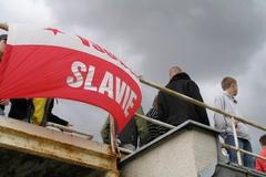 Dorazili i příznivci Slavie