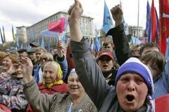 Prostesty na Ukrajině