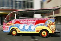 E-jeepney z profilu