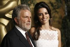Oscarový oběd - Penelope Cruz a prezident Akademie Sid Ganis