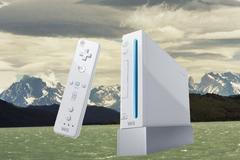 Nintendo Wii v jezeře