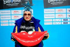 Verka Serduchka na tiskové konferenci