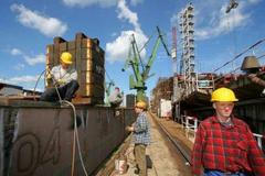 Polsko Gdaňsk loděnice