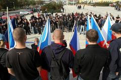 Shromáždění neonacistů na sv. Václava
