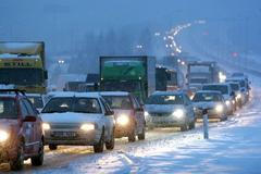 Zablokovaná doprava Černý most