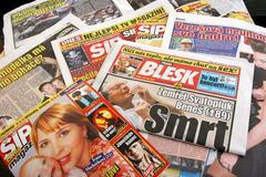 Bulvární tisk. Ilustrační foto.