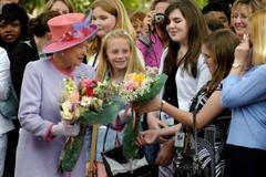 Královna Alžběta v USA