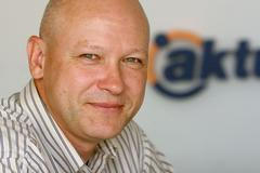 Ivan Hašek v redakci Aktuálně.cz