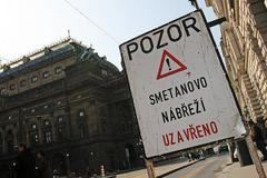 Natáčení v ulicích Prahy