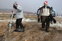 Boj o sníh v Krkonoších