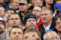 Mirek Topolánek a Marek Dalík na fotbale v Německu