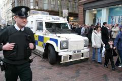 Belfast - policejní auto