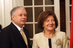 Kaczynski s Klausem v Lánech