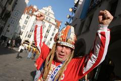 Čeští fanoušci v Mnichově