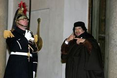 kaddáfí v Elysejském paláci