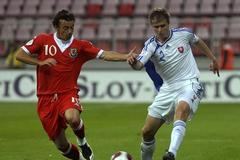 Slovensko - Wales: Greško a Davies