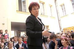 Studenti demostrovali proti státní maturitě