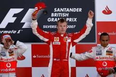 Stupně vítězů po GP Británie