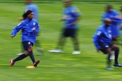 Brazilci trénují na Mexiko