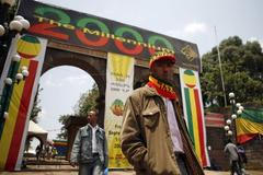 Etiopie - oslavy nového milénia