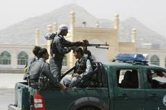 Afghánistán Kábul policie