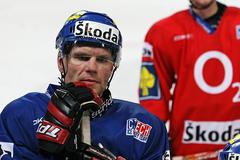 Trénink české hokejové reprezentace - Václav Varaďa