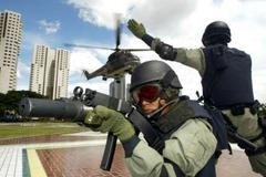 Indonéská protiteroristická skupina v plné pohotovosti