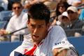 Novak Djokovič během semifinále US Open