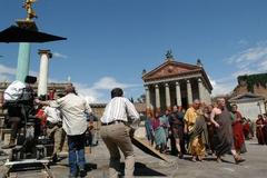 Itálie - požár studia